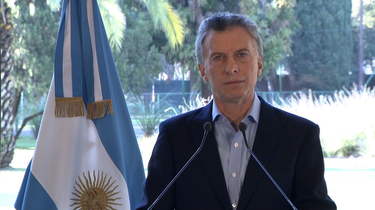 Mauricio Macri: "Acordamos con el FMI que adelante fondos"