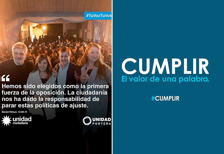 Guerra de tuits: el ranking de los hashtags de los espacios políticos