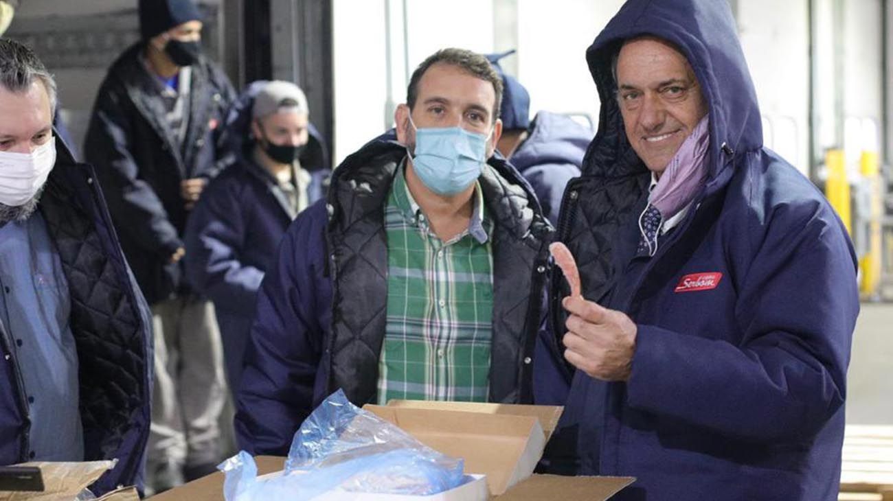 Daniel Scioli celebró la exportación de langostinos a Brasil luego de 8 años