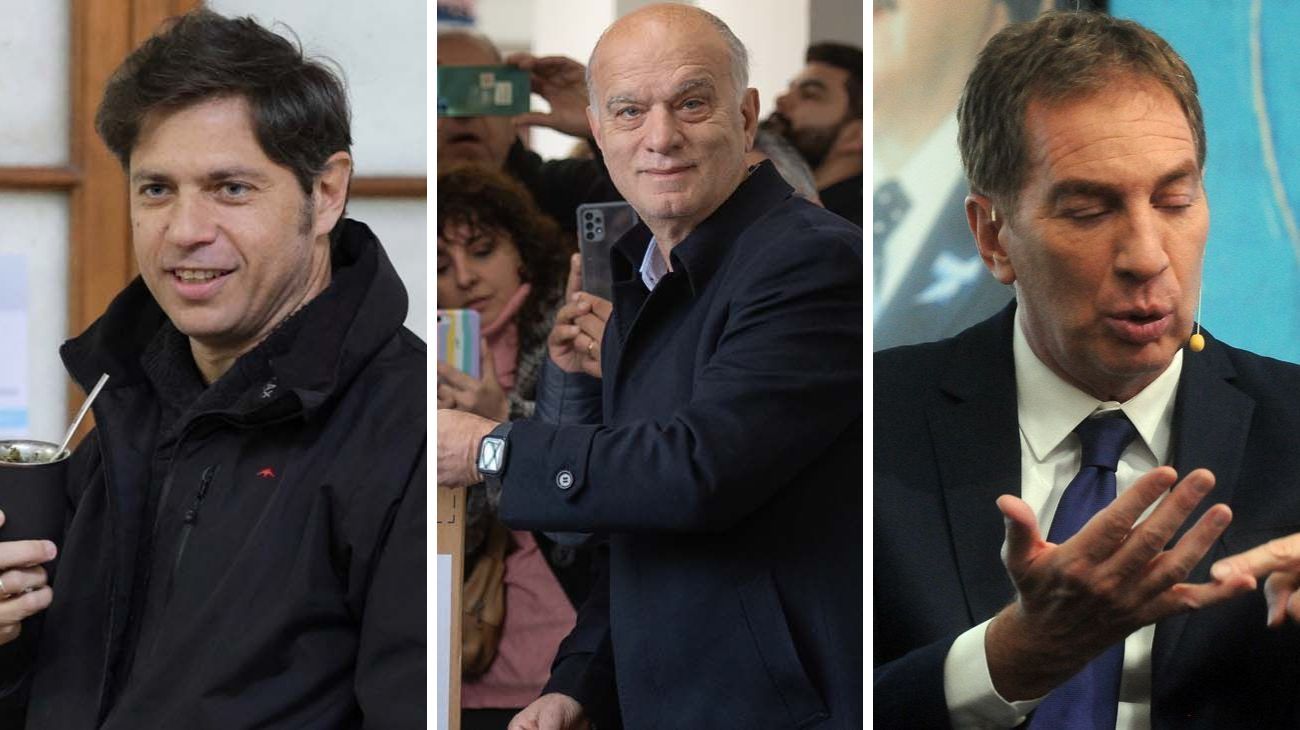 En provincia de Buenos Aires se impuso Kicillof, y Grindetti derrotó a Santilli en la interna de JxC