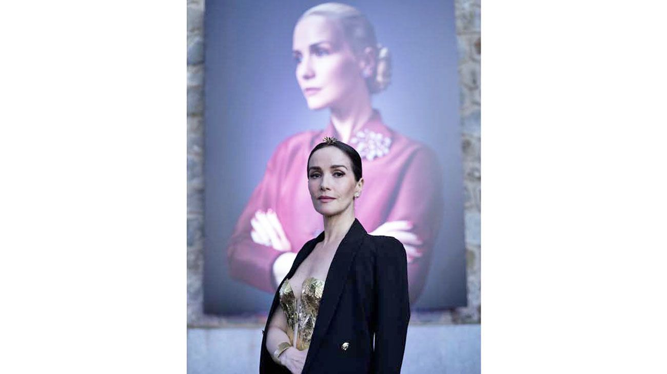 El detrás de escena de la Evita hecha serie y personificada por Oreiro