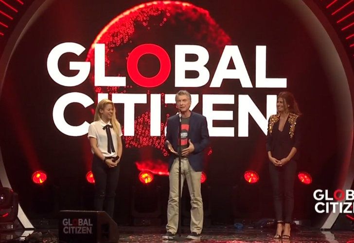El Global Citizen Festival juntó a Coldplay, a Shakira y a Macri