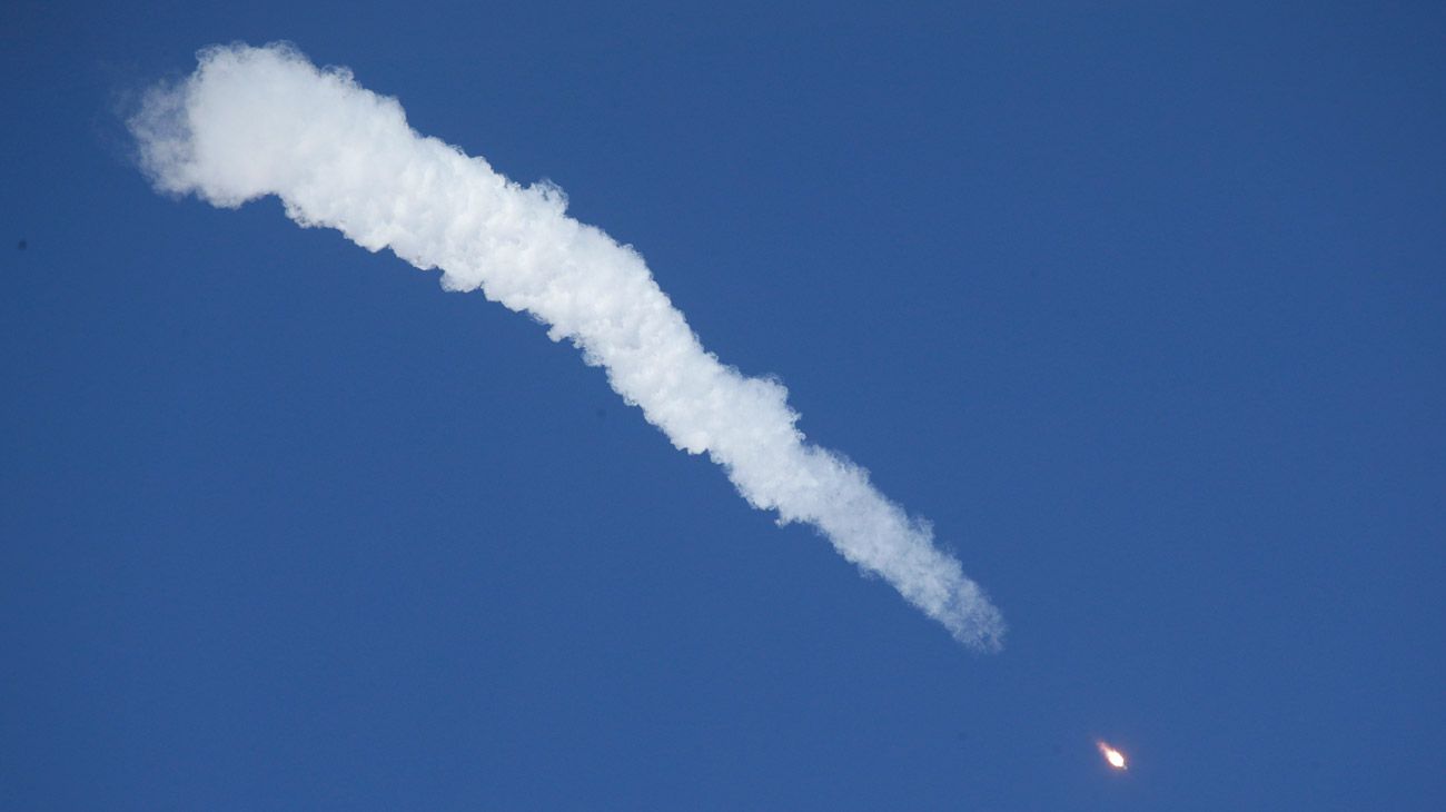 El cohete Soyuz tuvo que aterrizar de emergencia por problemas en el motor