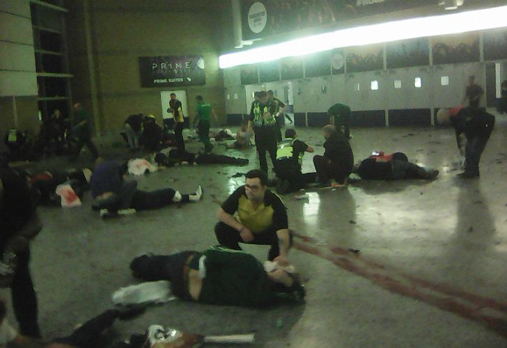 Los testigos del Manchester Arena dijeron que eso fue "una carnicería"