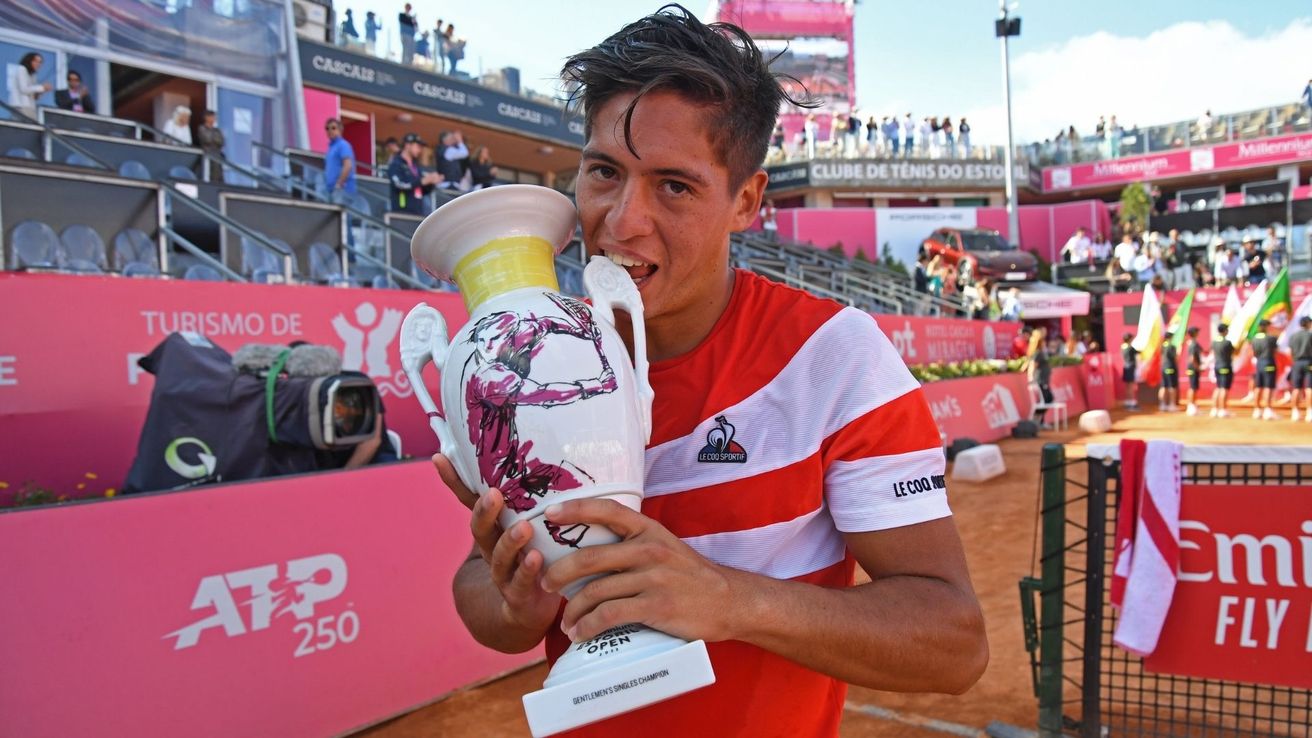 Sebastián Báez ganó su primer título en Estoril