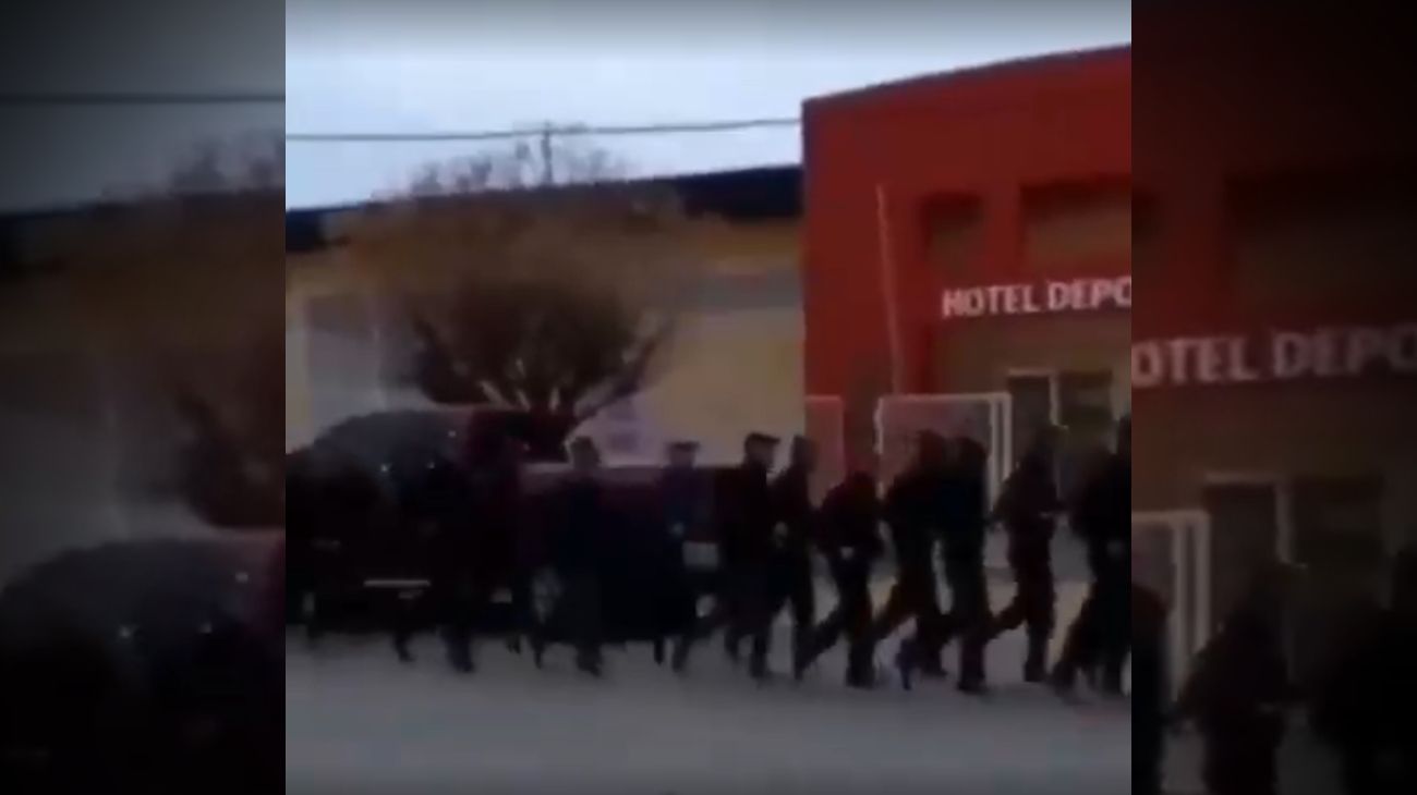 "Piquetero, ten cuidado", el polémico canto de la policía de Chubut en un entrenamiento