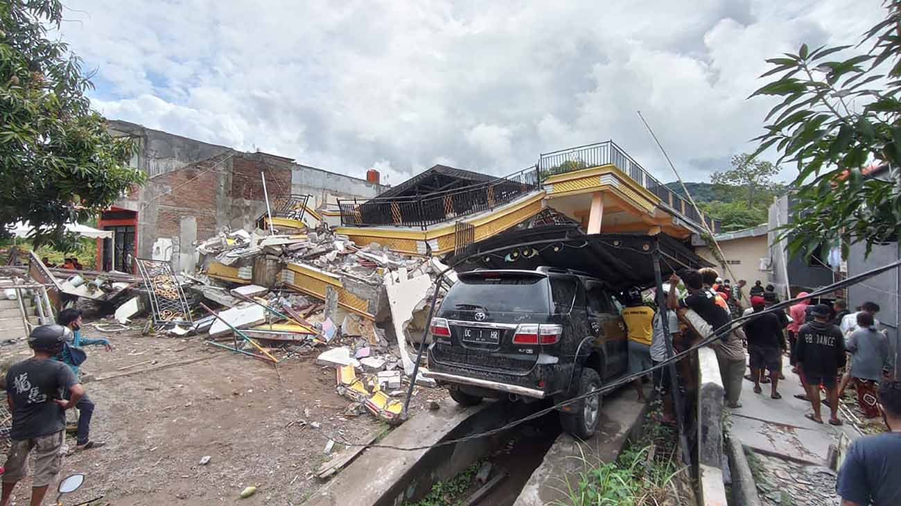 Sismo en Indonesia: ascienden a 37 las víctimas y hay peligro de réplicas