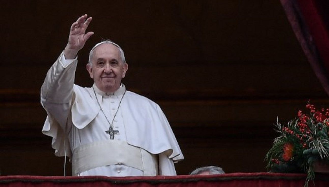 En Navidad, el papa Francisco pidió "diálogo" para resolver los conflictos