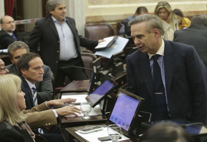 Pichetto tiró el micrófono y se fue del Senado al debatirse desafuero de CFK