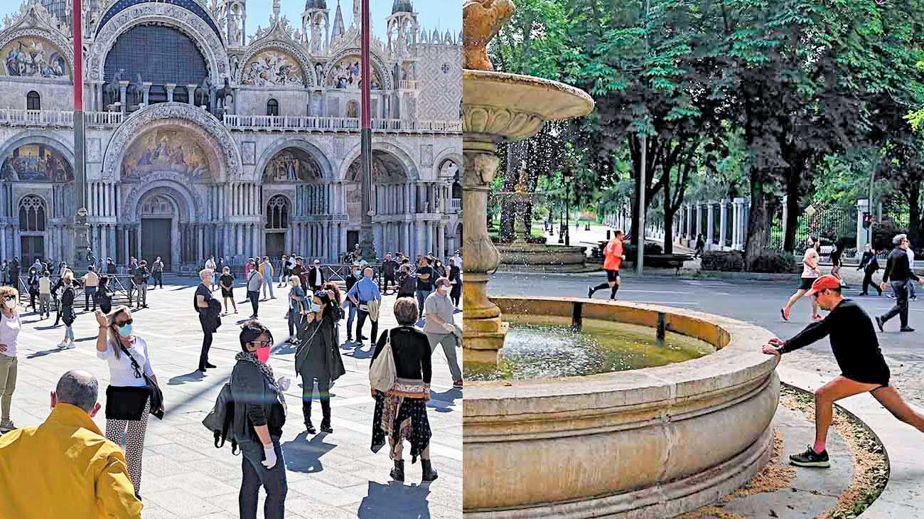 Duros choques políticos en España e Italia por la salida de la cuarentena