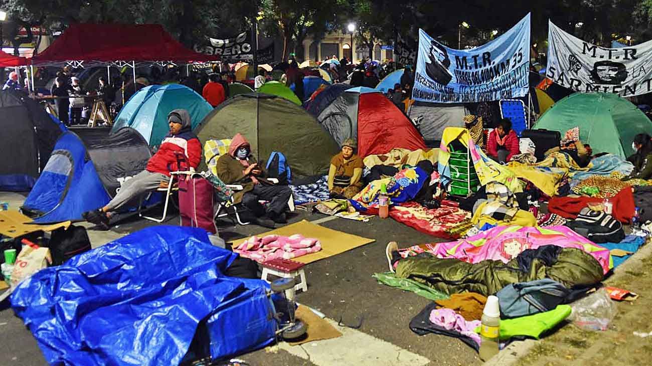 Unidad Piquetera apela a la adhesión sindical a sus reclamos