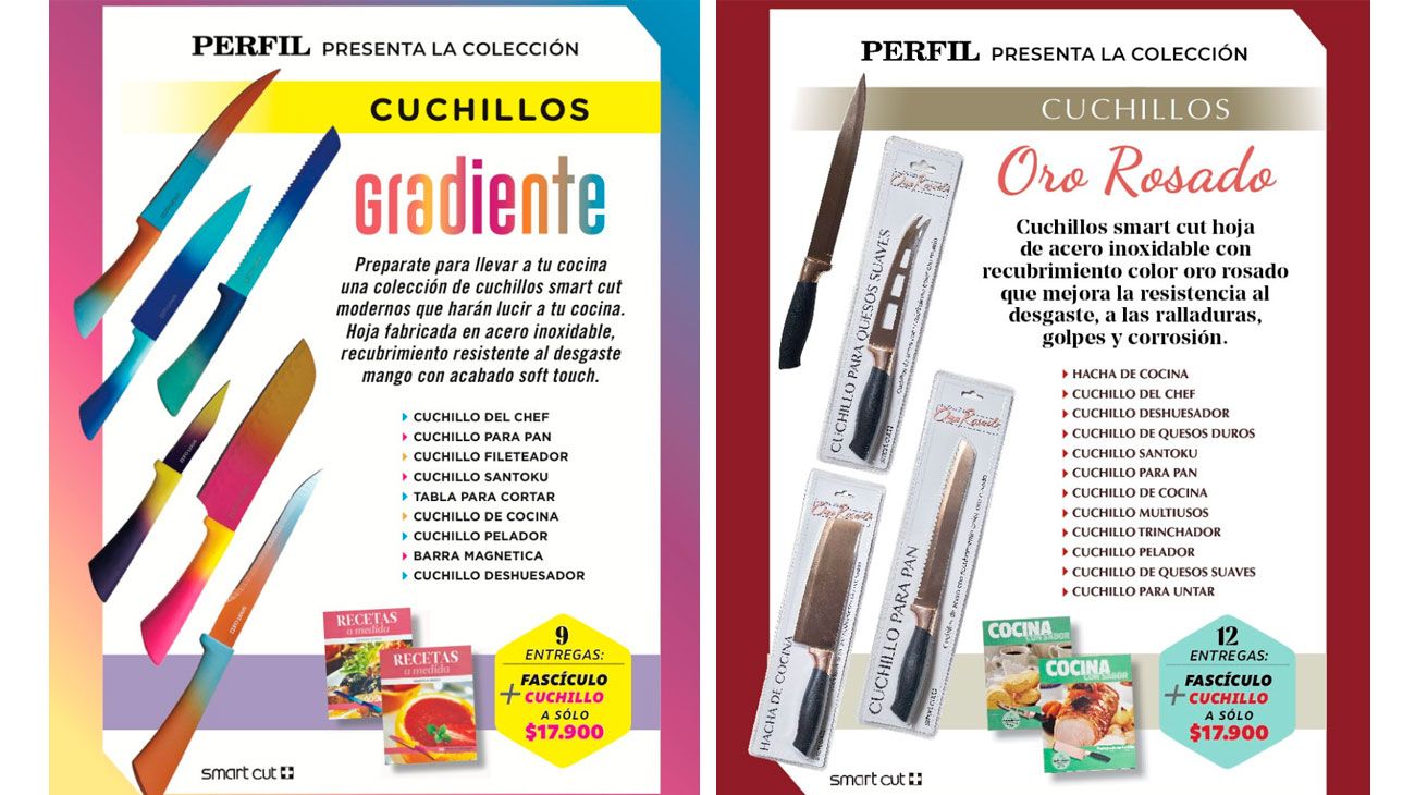 Cuchillos de diseño: la propuesta para renovar tu cocina con piezas de alta gama