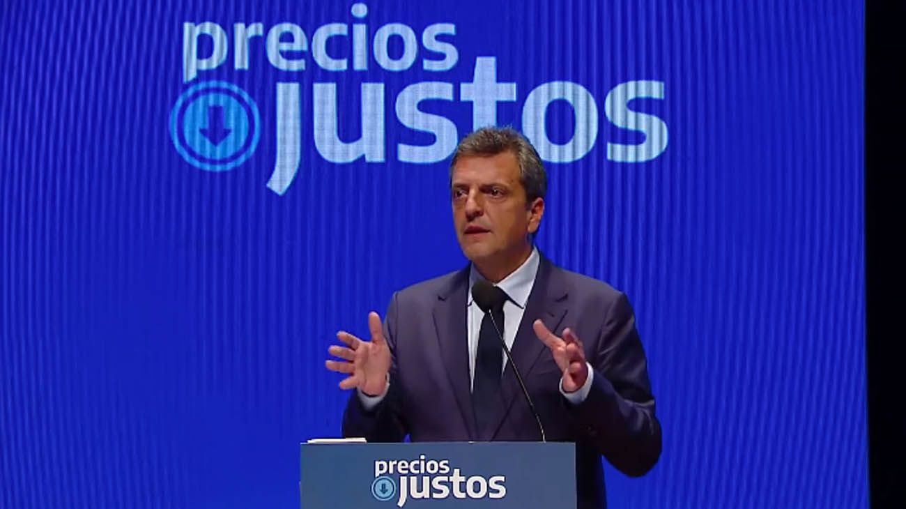 Massa a las empresas que no adhieren a Precios Justos: “Van a perder mercado”