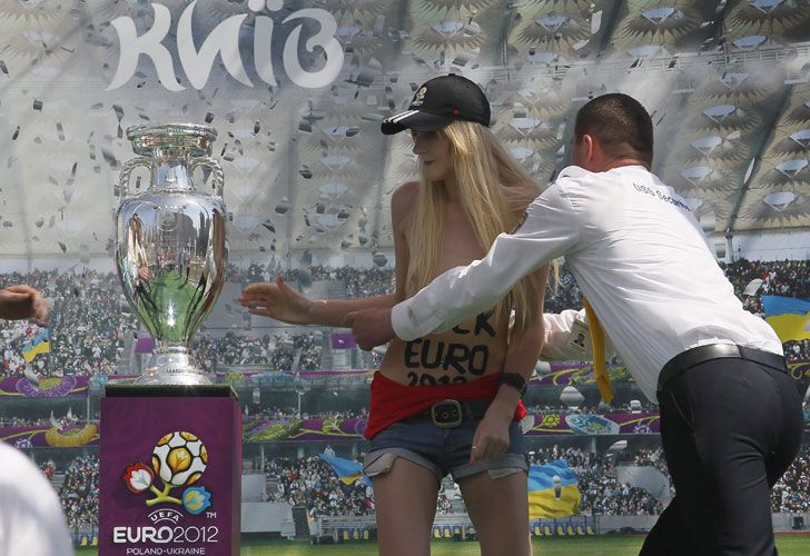 Eurocopa 2012: nueva protesta en topless