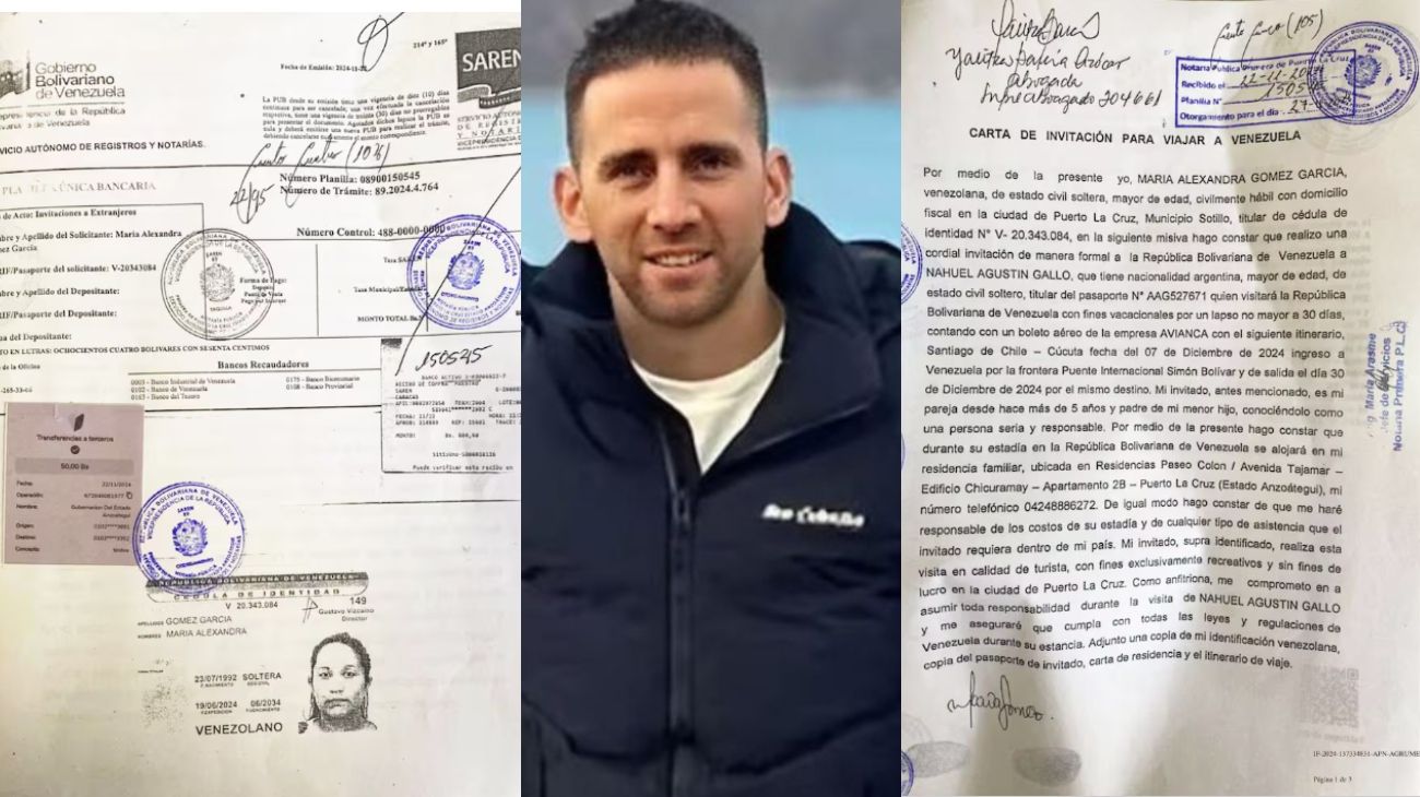 El Gobierno mostró papeles para probar que Venezuela autorizó el ingreso del gendarme Nahuel Gallo