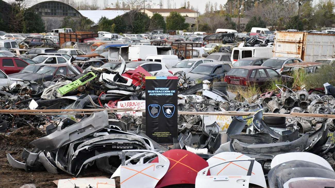 Ciudad de Buenos Aires: allanaron 11 desarmaderos truchos, e incautaron 3.700 autopartes