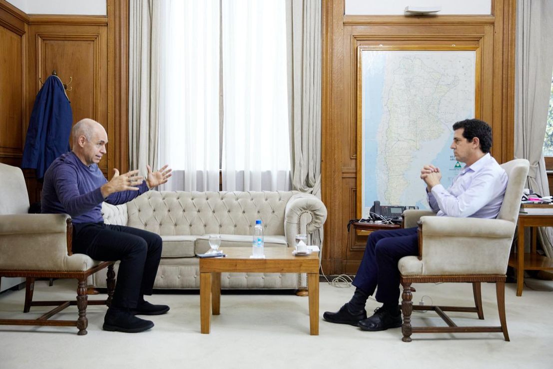 Wado de Pedro y Larreta acordaron cómo sigue la "agenda común" contra el Covid-19