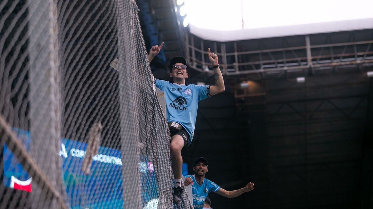 El 'Ruso' Zielinski se emocionó con la clasificación de Belgrano