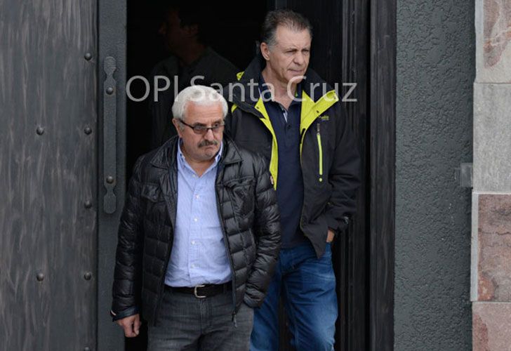 Sanfelice y los popes de C5N visitaron el mausoleo de Néstor Kirchner