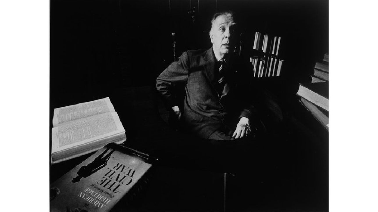 Un Borges gárrulo y muy nervioso