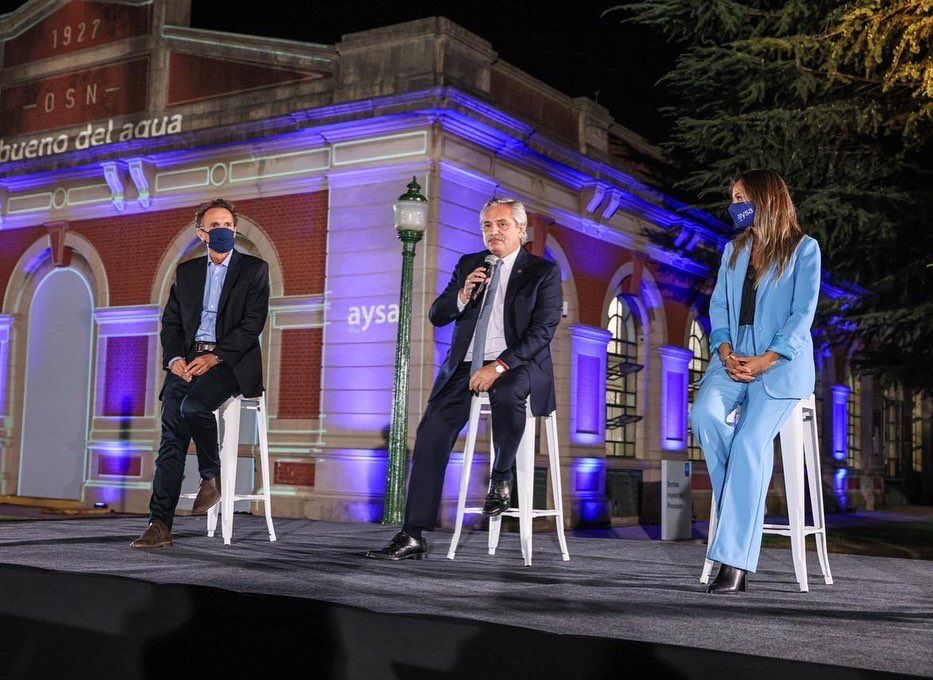 Malena Galmarini anunció un plan de obras de AySA por 75.000 millones para 2021