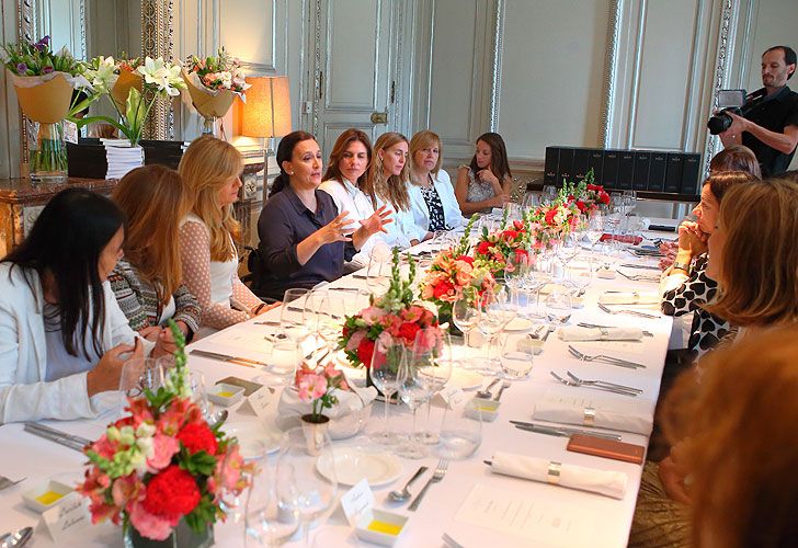 Michetti almorzó con mujeres líderes