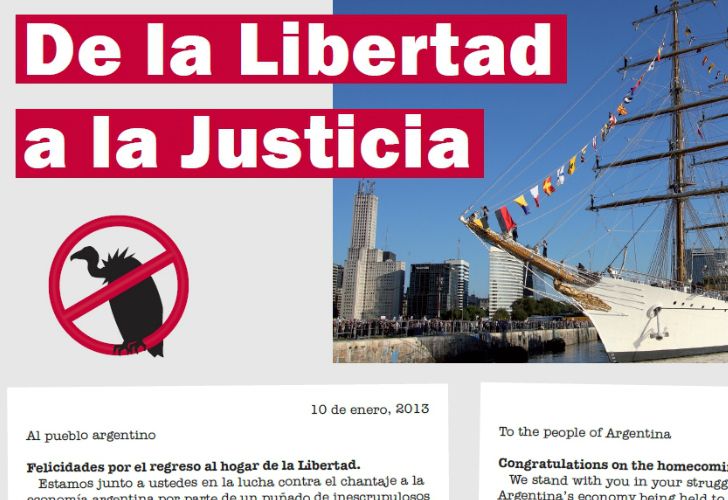 Campaña británica contra la deuda externa argentina