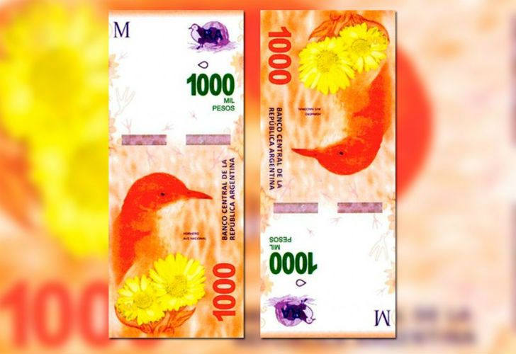 Cómo es el nuevo billete de $1000