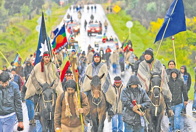 Breve historia del reino mapuche