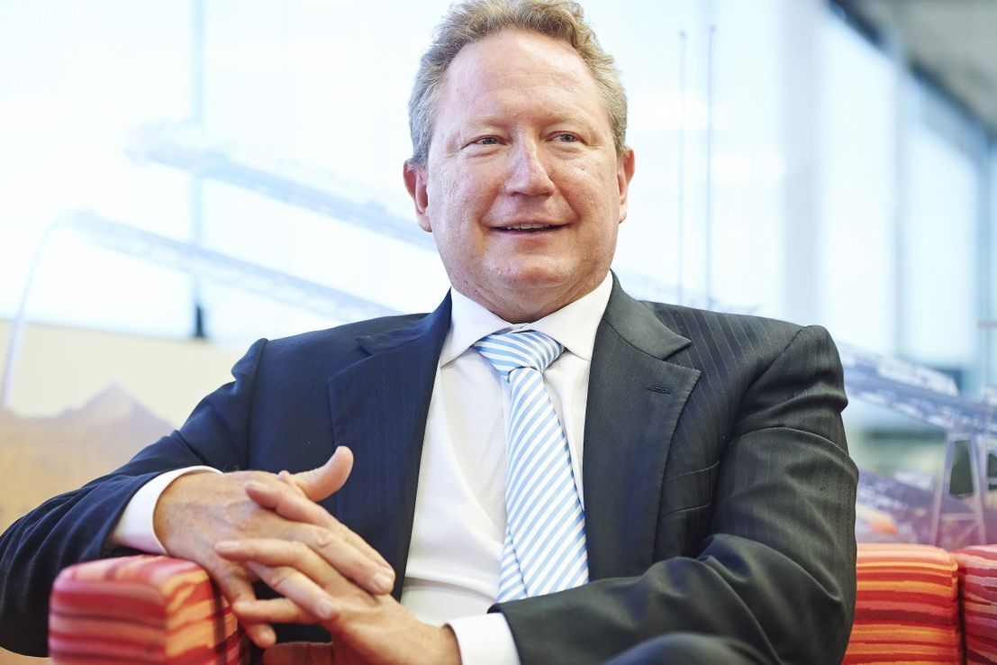 El multimillonario Andrew Forrest advierte sobre un déficit en mineral de hierro