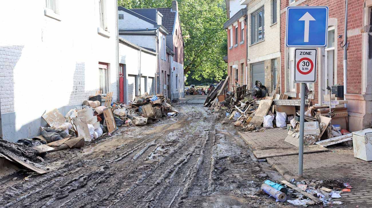Alemania asiste a las zonas devastadas por el temporal
