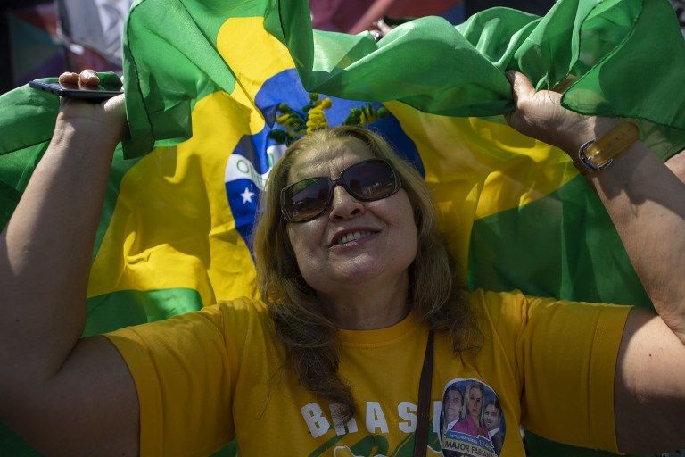 Los bolsonaristas se manifestaron en todo Brasil en apoyo a su candidato