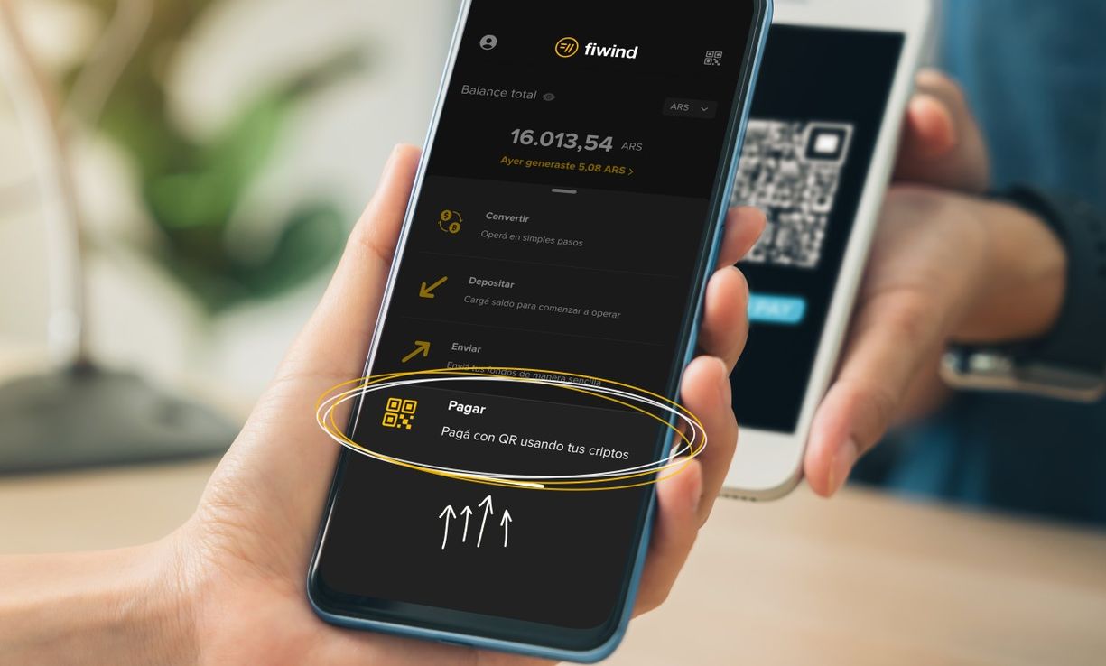 Fiwind, la primera empresa cripto argentina en facilitar pagos con QR