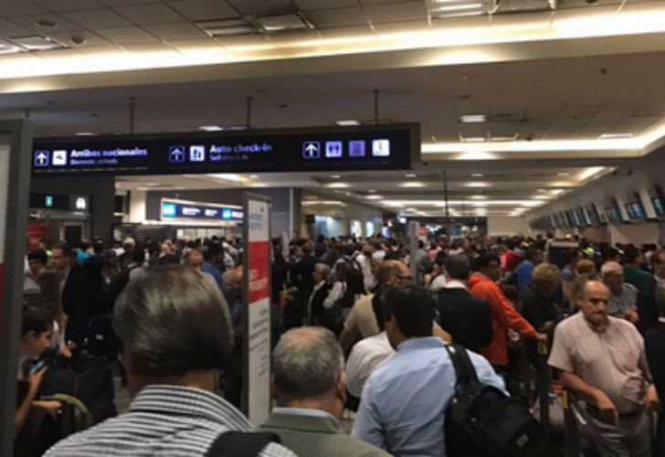 Infierno en Aeroparque y Ezeiza: cancelan 30 vuelos por fallas operativas