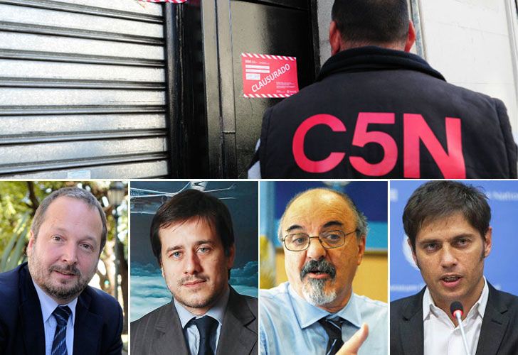 Asistencia perfecta de funcionarios K para solidarizarse con C5N