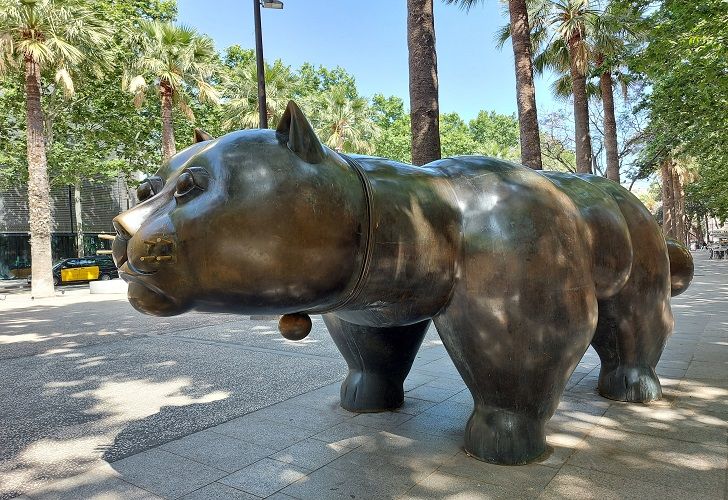 Una ruta de esculturas al aire libre en la ciudad