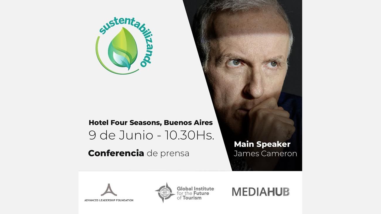 James Cameron en Argentina: Participará del foro Sustentabilizando