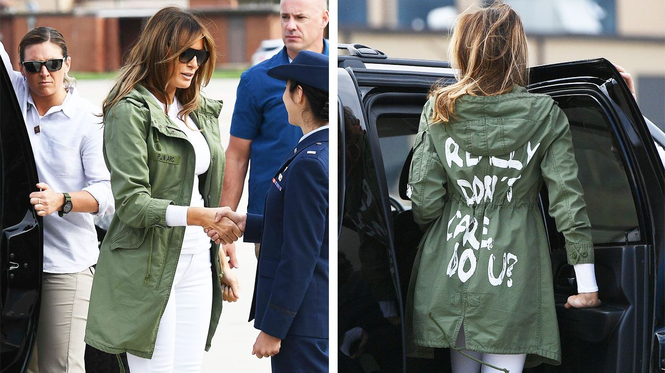 Melania Trump generó con su polémica chaqueta una reaccion pro-inmigrantes