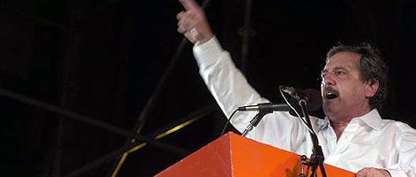 Alfonsín, candidato "antifricción"