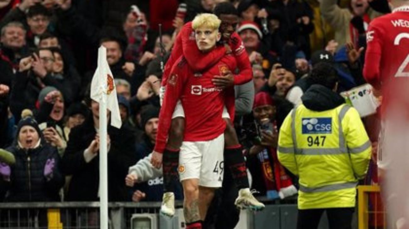 Habló Alejandro Garnacho, el argentino del Manchester