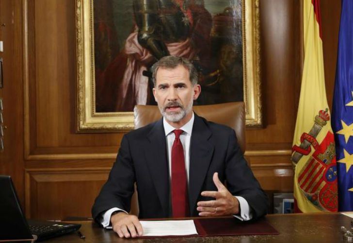 Rey de España: “Hoy la sociedad catalana está fracturada y enfrentada”