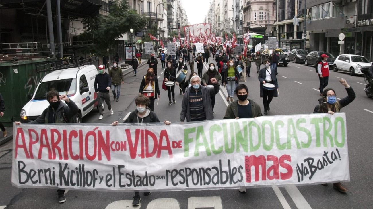 La Izquierda se movilizó por la aparición con vida de Facundo Castro