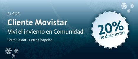Disfrutá la nieve en Comunidad