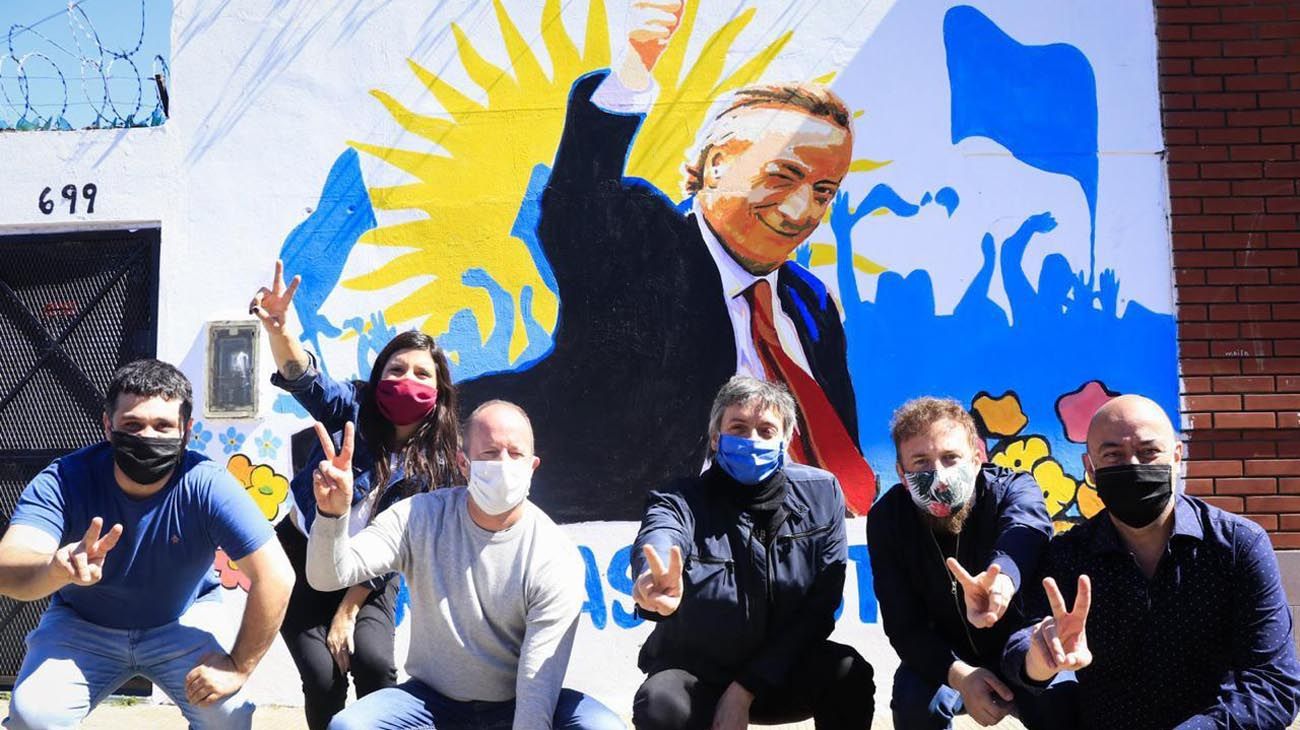 Insaurralde y Máximo homenajearon a Néstor Kirchner en Lomas de Zamora