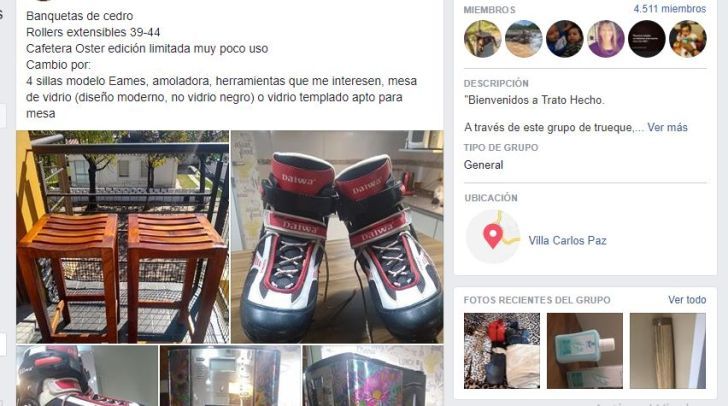 Por el coronavirus reviven en la provincia los clubes del trueque
