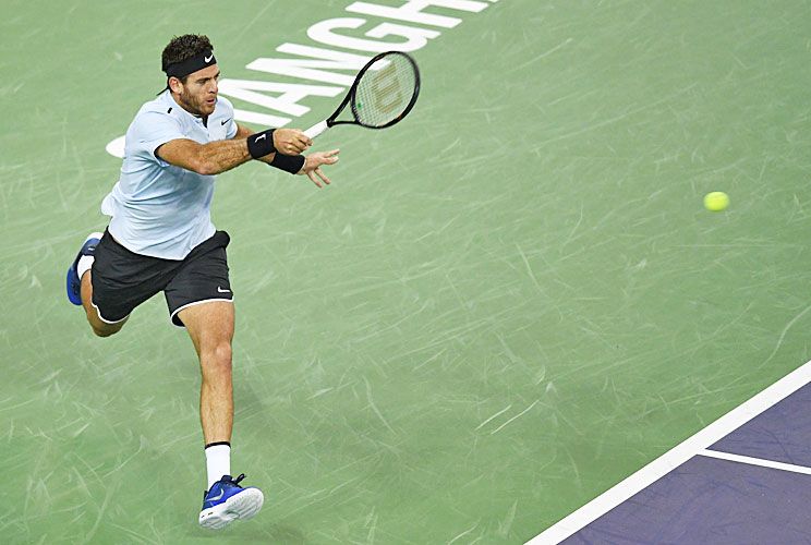 A Del Potro lo traicionó la muñeca