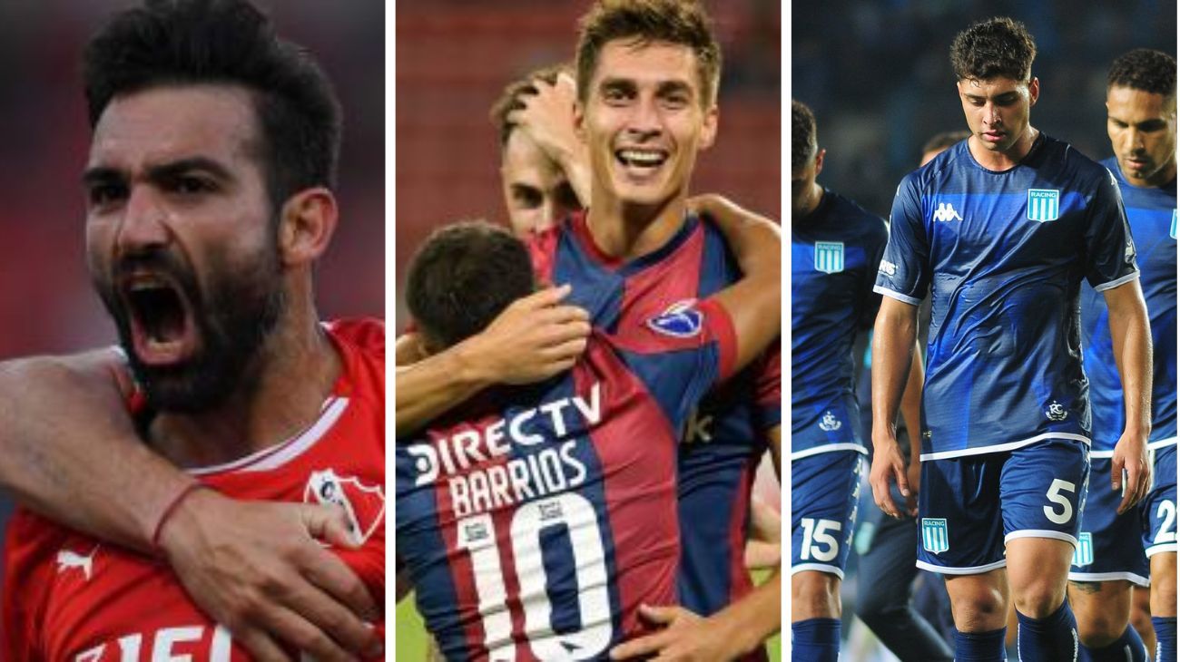 Ganaron San Lorenzo e Independiente y volvió a perder Racing