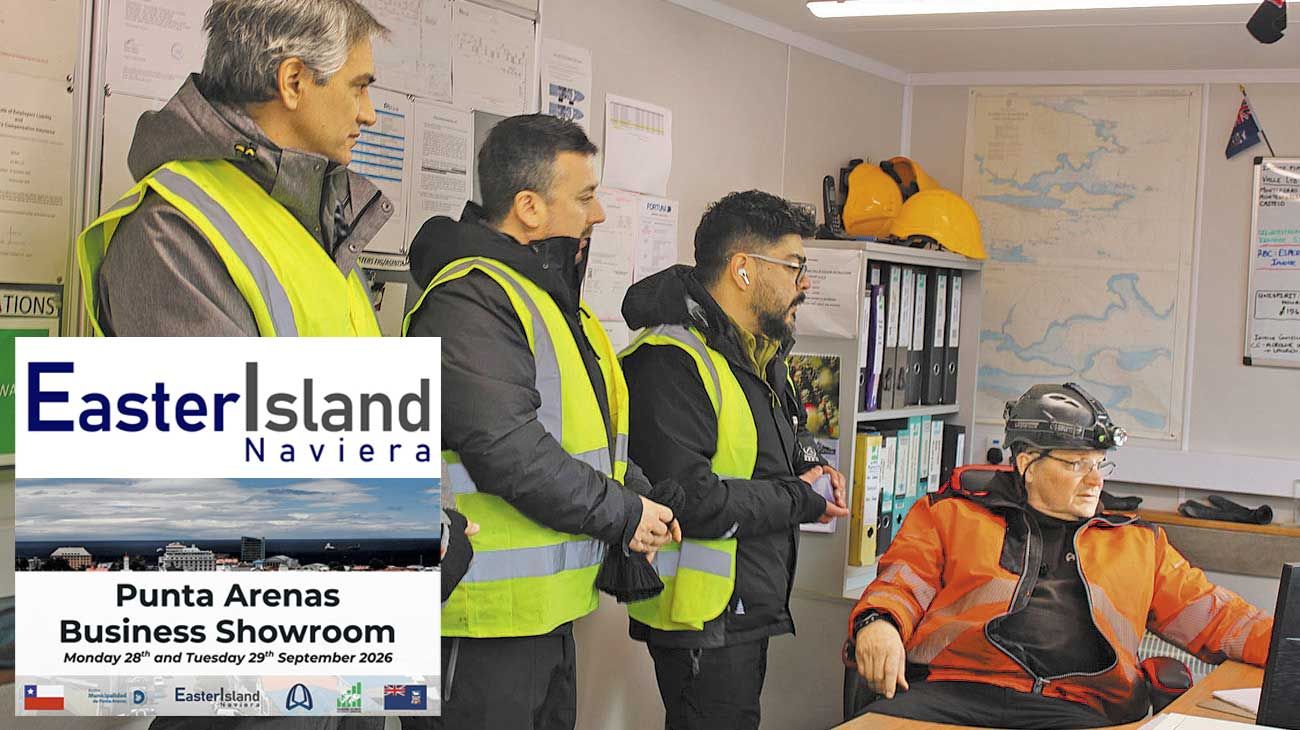 Los chilenos que juegan un rol clave en la ruta comercial Punta Arenas - Malvinas