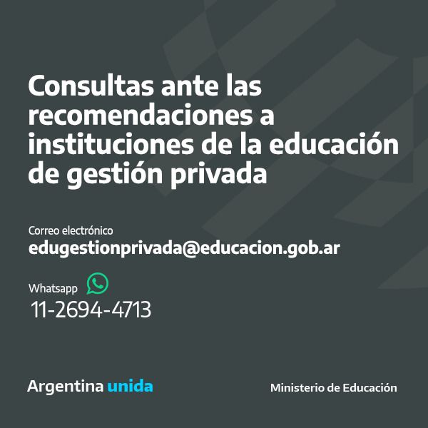 Nuevos canales de consulta del Ministerio de Educación