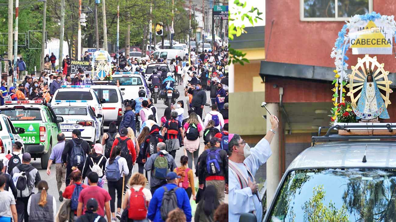 Tras la pandemia, miles de fieles ayer participaron de la peregrinación a Luján